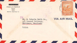 HAITI - AIR MAIL 1952 PORT-AU-PRINCE - BALTIMORE / 7084 - Haïti