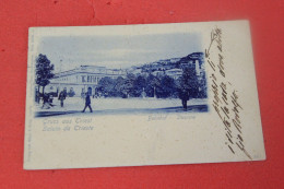 Trieste Saluti Dalla Stazione Station Bahnhof Gare 1900 Ed. Regel + Affrancatura Austriaca - Trieste