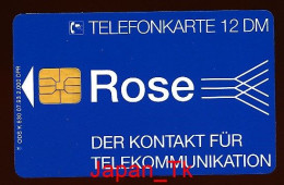 GERMANY K 830 93 Rose Telekommunikation  - Aufl  2000 - Siehe Scan - K-Reeksen : Reeks Klanten