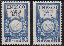 FR7139B - FRANCE – 1946 – UNESCO - Y&T # 771(x2) MNH - Ongebruikt