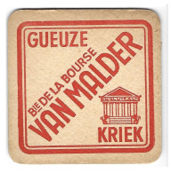 982a Brij. Van Malder Brussel Geueze Kriek - Sous-bocks