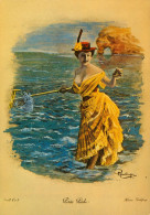 CPM* Nos Jolies Baigneuses 1900  D'après REUTLINGER _ "Petite Pêche" Pêche à La Crevette Sur La -Imagerie Belle époque * - Pin-Ups