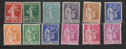 France N° 360 à 371** Série Compléte 12 Valeurs - Unused Stamps
