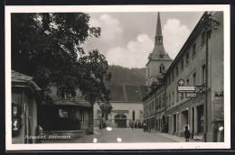 AK Fohnsdorf, Strasse Im Ort Mit Drogerie Und Parfumerie  - Otros & Sin Clasificación