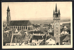 AK Straubing An Der Donau, Die Karmeliter- Und Jakobskirche  - Straubing