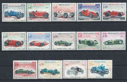 Monaco N°708/21** (MNH) 1967 - Voitures De Courses - Ungebraucht