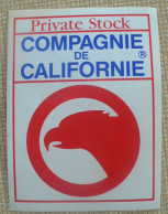 AUTOCOLLANT COMPAGNIE DE CALIFORNIE - TETE AIGLE - Autocollants