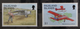 Falkland Inseln 732 Und 733 Postfrisch Luftfahrt #GY130 - Islas Malvinas