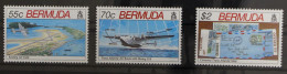 Bermuda 603-605 Postfrisch Luftfahrt #GY153 - Anguilla (1968-...)