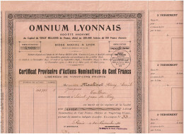 69-OMNIBUS LYONNAIS.  PARIS/LYON - Sonstige & Ohne Zuordnung