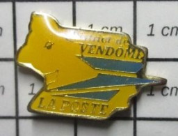 3517  Pin's Pins / Beau Et Rare / POSTES / LA POSTE OISEAU BLEU DISTRICT DE VENDÔME - Mail Services