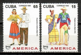 Cuba 1996 / Folk Costumes UPAEP MNH Trajes Típicos Folklore Kostüme / Cu11333  C5-21 - Altri & Non Classificati