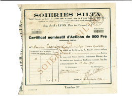 69-SOIRIES SILTA.  LYON - Andere & Zonder Classificatie