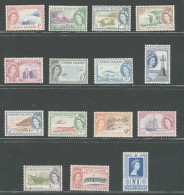 1953-62 CAYMAN ISLANDS - Elisabetta II E Vedute - Stanley Gibbons N. 148/161a - MNH** - Other & Unclassified