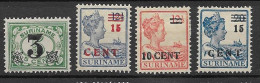 Suriname 1925, NVPH 111-14 MH, Kw 7 EUR (SN 2912) - Surinam ... - 1975