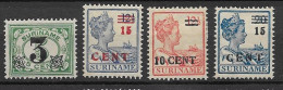 Suriname 1925, NVPH 111-14 MH, Kw 7 EUR (SN 2913) - Suriname ... - 1975