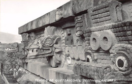 Mexico - TEOTIHUACAN - Temple Of Quetzalcoatl - Real Photo - Ed. A.R.M. 55 - México