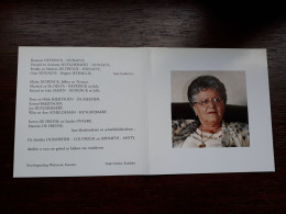 Gilberte Dumortier ° Rumbeke 1930 + 2001 X Sinnaeve (Fam: Couvreur-Santy-Neyrinck-Huyghebaert-de Freyne-Wybaillie) - Obituary Notices