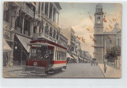 Uruguay - MONTEVIDEO - El Tranvía Hacia Pocitos An La Calle Sarandi Y Juan C. Gomez - Ed. Almera Hermanos - Uruguay