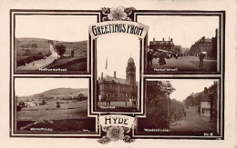 England - HYDE - Mottram Old Road - Market Street - Woodendlane - Werneth Low - Town-Hall - Sonstige & Ohne Zuordnung