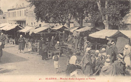 Algérie - Marché Arabe - Légumes Et Fruits - Publicité F. Sénéclauze - Ed. Inconnu 41 - Escenas & Tipos