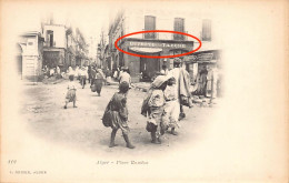 JUDAICA - Algérie - ALGER - Buvette Tabone, Place Randon (Quartier De La Synagogue) - Ed. J. Geiser 112 - Giudaismo