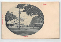 Sri Lanka - COLOMBO - York Street - SEE SCANS FOR CONDITION - Publ. A. W. A. Plâté & Co. 509 - Sri Lanka (Ceylon)