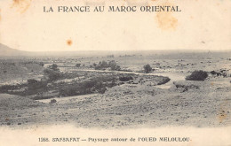 La France Au Maroc Oriental - SAFSAFAT - Paysage Autour De L'Oued Melloulou - Ed. N. Boumendil (Taourit) 1268 - Other & Unclassified