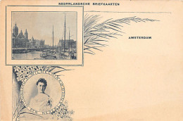 AMSTERDAM (NH) Nederlandsche Briefkaarten - H.M. Wilhelmina - Amsterdam