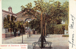 Malta - VALLETTA - Interior Of Barracca Garden - Publ. Unknown  - Malte