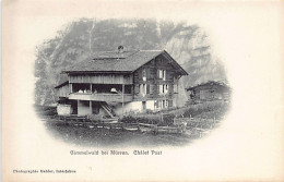 Suisse - Gimmelwald Bei Mürren (VS) Châlet Post - Verlag R. Gabler  - Autres & Non Classés