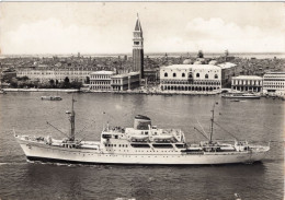 In 6 Languages Read Story: Venice Adriatica Société De Navigation Venise Paquebots Bernina Stelvio Brennero Ocean Liners - Venezia