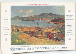 Comores - MAYOTTE - Le Paquebot Djemnah En Rade - D'après Un Tableau De Maurice Lévis - Ed. Messageries Maritimes  - Mayotte