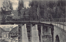 Österreich - Die Fahrt Ins Stubaital (T) Brücke Vor Der Station Raitis - Das Hotel Series In Telfes - Verlag A. Zimmerm - Altri & Non Classificati