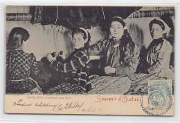 Turkey - UŞAK Ouchac - Young Girls Weaving Carpets - Publ. Unknown  - Turkey