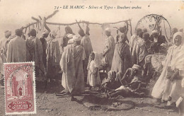 MAROC - Scènes & Types - Bouchers Arabes - Ed. Inconnu - Otros & Sin Clasificación
