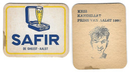 1008a Brij. De Gheest Aalst Safir Rv Prins Van Aalst 1990 - Beer Mats