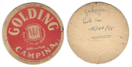 1009a Brij. Campina Dessel Golding Dia 108(rv Beschreven Gaatjes) - Bierdeckel