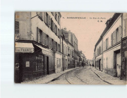 ROMAINVILLE : La Rue De Paris - état - Romainville