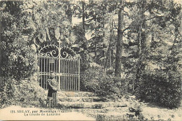 - Vendée -ref-F195- Melay Par Montaigu - La Grotte De Lourdes  Et Curé - Grottes - Religions - - Andere & Zonder Classificatie