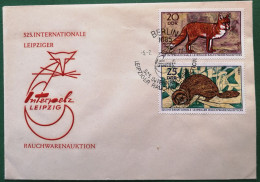 DDR Sonderbrief 1970 "Interpelz Leipzig" Stilisierter Fuchs In Bild Und SSt - Unused Stamps