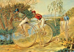 CPM* Cyclisme 1900 - Course Cycliste En Vélocipède *Beau Sprint -Imagerie Belle époque * - Cyclisme