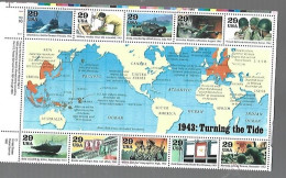 Seconde Guerre Mondiale 1943 - Used Stamps