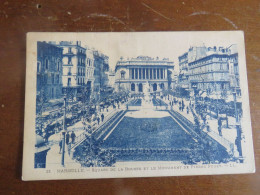 21 MARSEILLE - SQUARE DE LA BOURSE ET LE MONUMENT DE PIERRE PUGET - Sin Clasificación