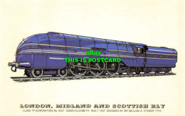 R570936 London. Midland And Scottish Rly. Class 7P. No. 6221. Queen Elizabeth. 1 - Other & Unclassified