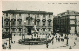 CATANIA - PIAZZA DUOMO E MUNICIPIO - F.P. - Catania