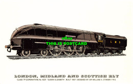 R570946 London. Midland And Scottish Rly. Class 7P No. 6221 Queen Elizabeth. 193 - Other & Unclassified