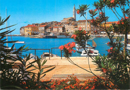 Navigation Sailing Vessels & Boats Themed Postcard Croatia Rovinj Harbour - Voiliers