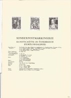 AUSTRIA 1971 IMPERFORATE BLACK PROOF ON DOCUMENT ARTE TITIANO BRUEGEL DÜRER TIZIAN - Sonstige & Ohne Zuordnung