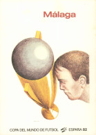 CPM* Illustrateur Roland TOPOR - Coupe Du Monde De Foot Ball 1982 - Espagne - MALAGA * Affiche Officielle - Calcio